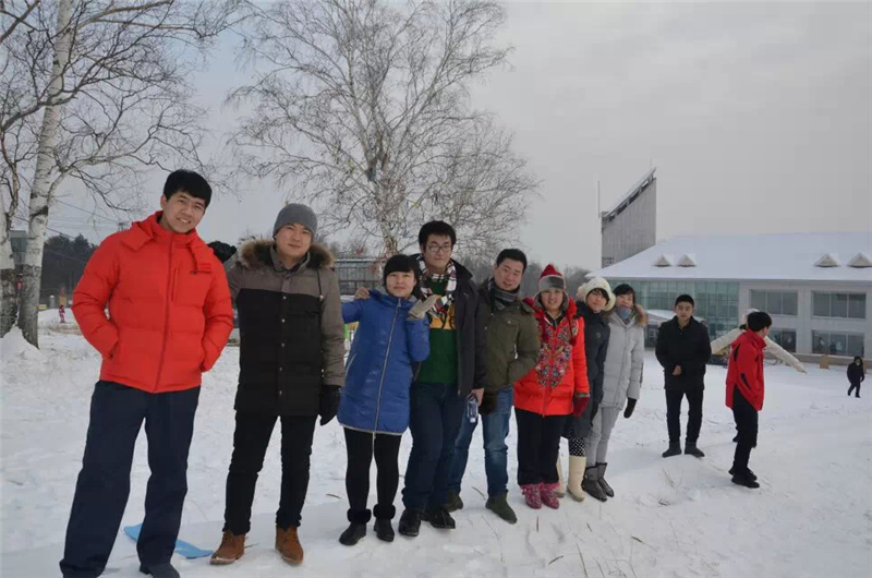 平山滑雪厂留念